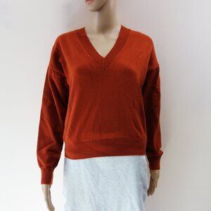 Marled by Reunited Picante Cropped V-Neck Sweater Size Small NWT!